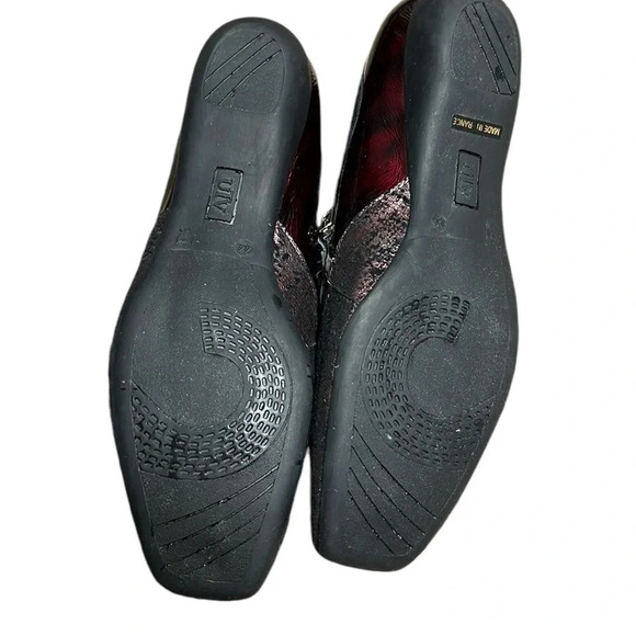 UTV  shoes,women, leather , size 11.5, burgundy ,Un tour en ville,multicolor,EC - Picture 7 of 16